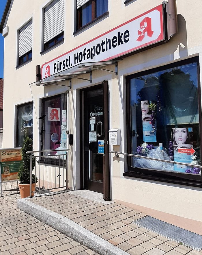Außenansicht der Fürstlichen Hofapotheke Wallerstein
